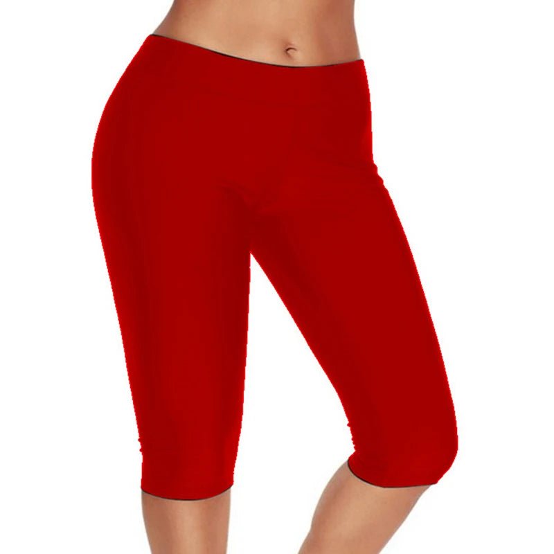 Taille haute Push Up Fitness Leggings culture large ceinture cyclisme Leggings courts entraînement Jogging pour femmes Leggings d'entraînement - Zone shopping