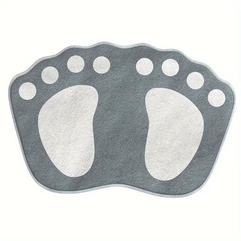 Tapis de bain coordonnant ultra - fine, super absorbant et doux 1 pièce - Zone shopping
