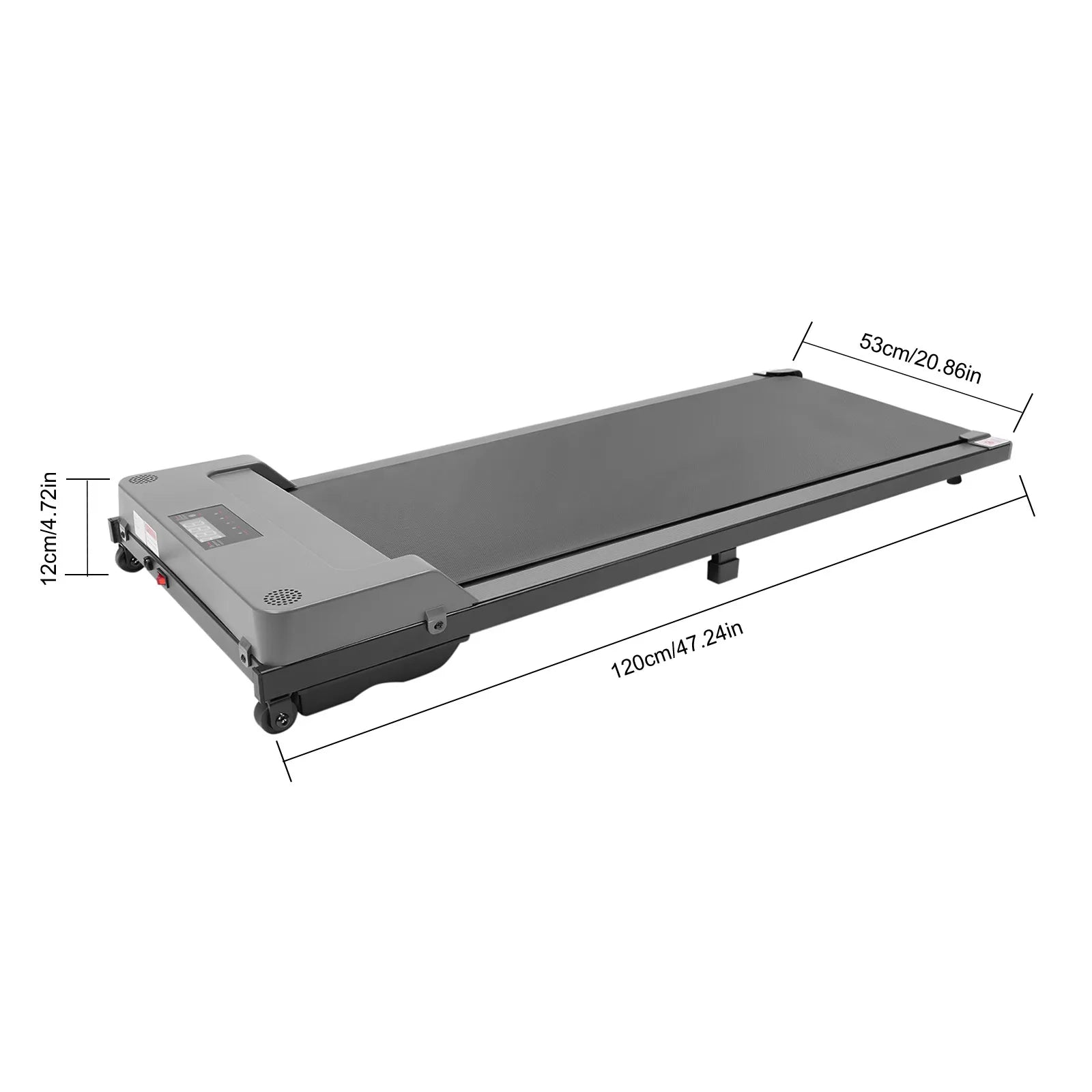 Tapis roulant pliable 3,0 HP, télécommande, faible bruit, 220 lb - Zone shopping