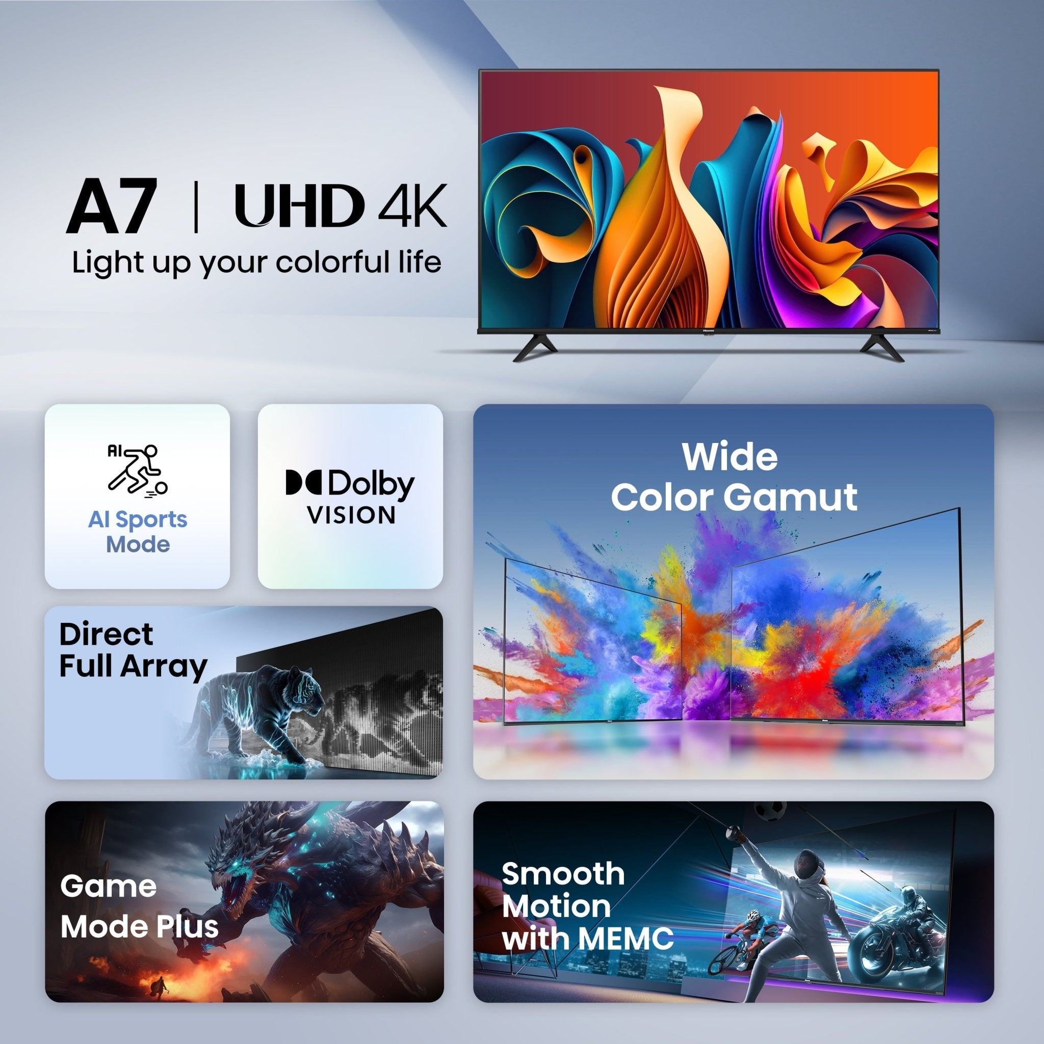 Téléviseur intelligent Hisense 55 pouces A7 4K UHD Dolby Vision HDR - Zone shopping
