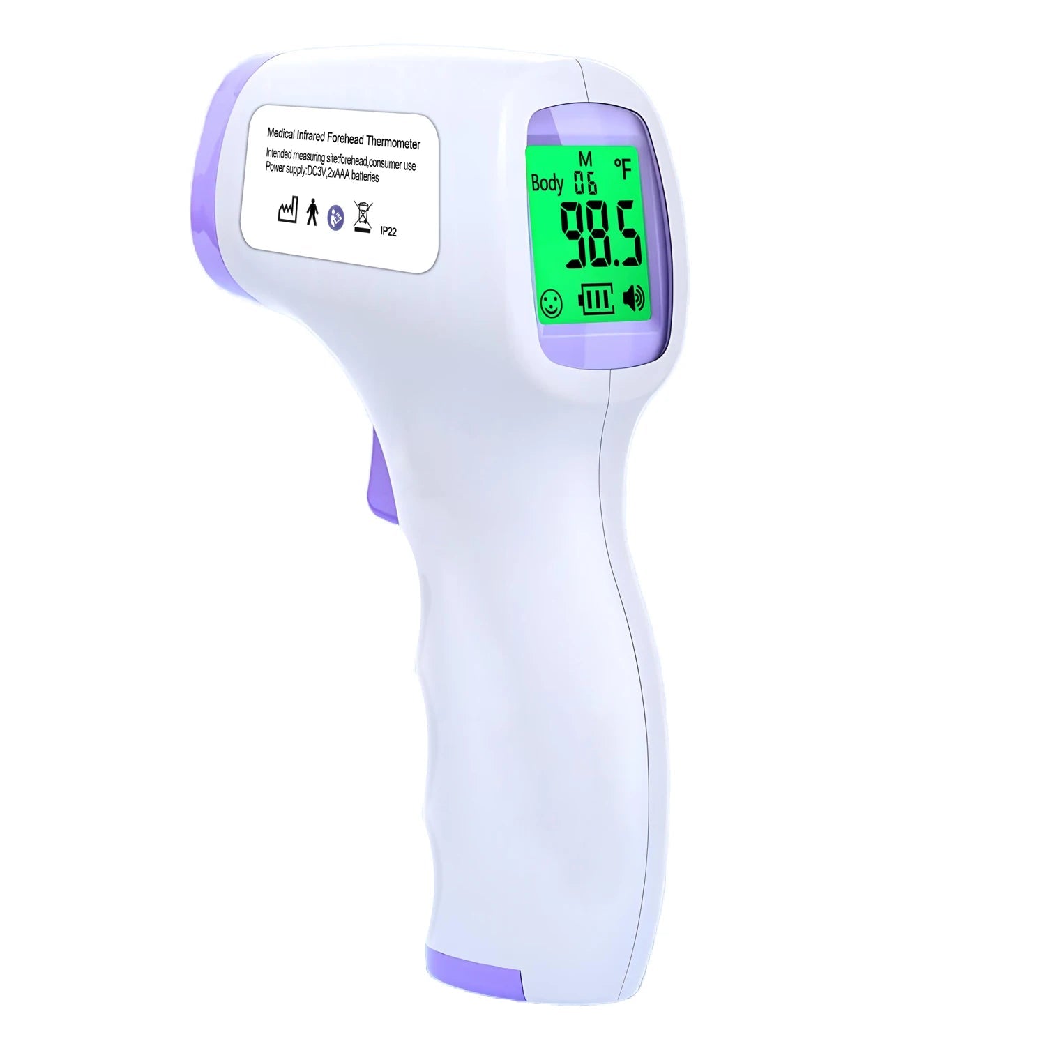 Thermomètre infrarouge numérique frontal sans contact - Therye.com - Zone shopping