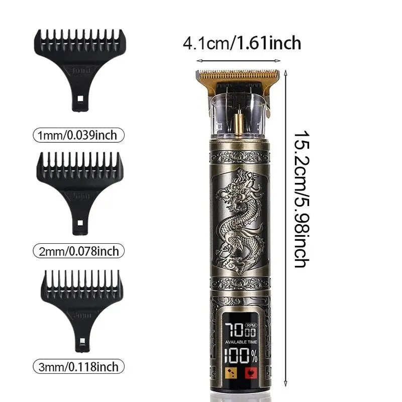 Tondeuse à cheveux T9 3 vitesses - Rasoir électrique, cadeau homme - Zone shopping
