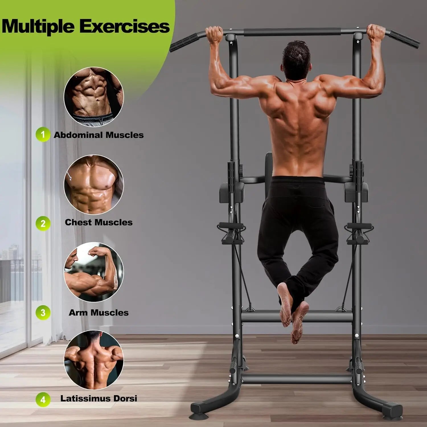 Tour de puissance multifonctionnelle pour musculation à domicile - Zone shopping