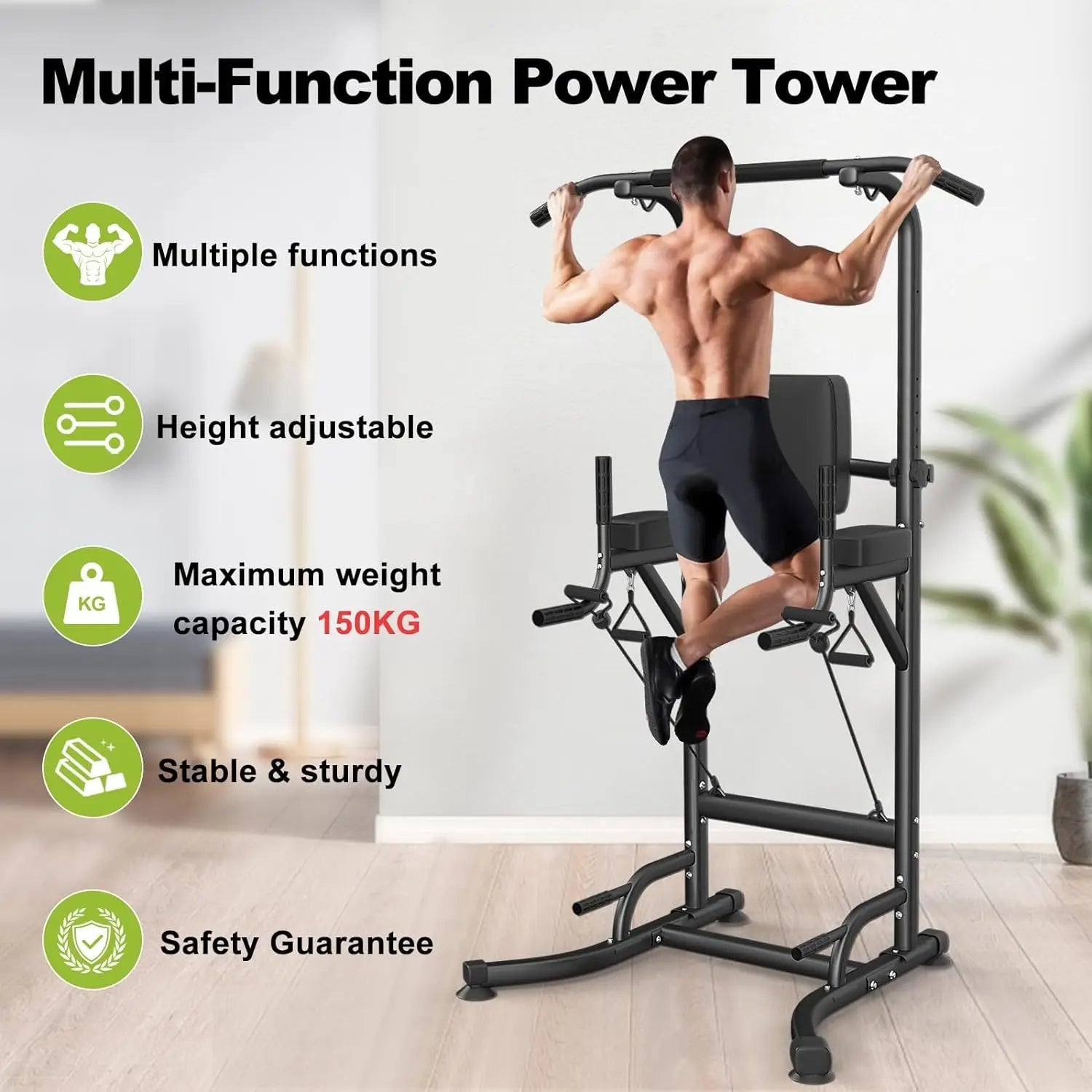 Tour de puissance multifonctionnelle pour musculation à domicile - Zone shopping