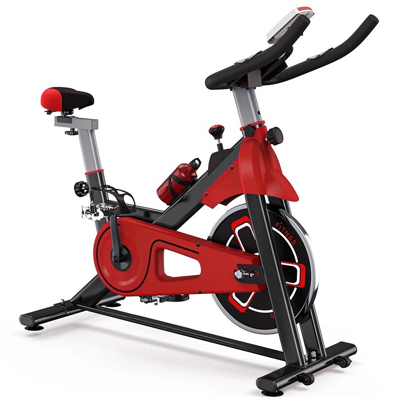 Vélo d'exercice silencieux avec moniteur LCD - 120kg, fitness à domicile - Zone shopping