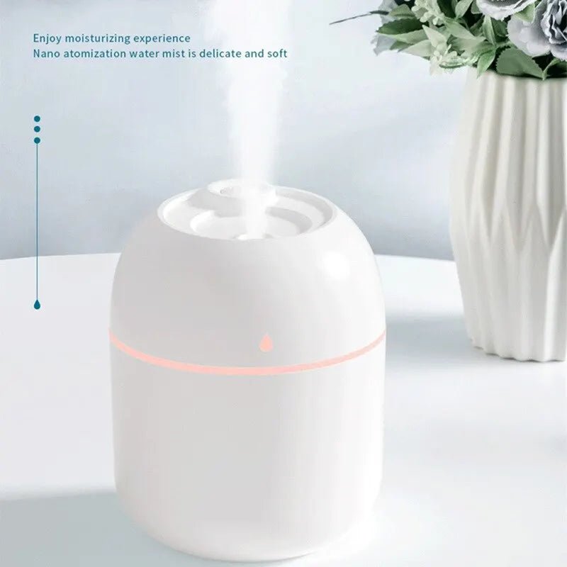 Vente chaude Usb Voiture Mini Aromathérapie Silencieux Humidificateur Led Mini Humidificateur D'air De Bureau Humidificateur - Zone shopping
