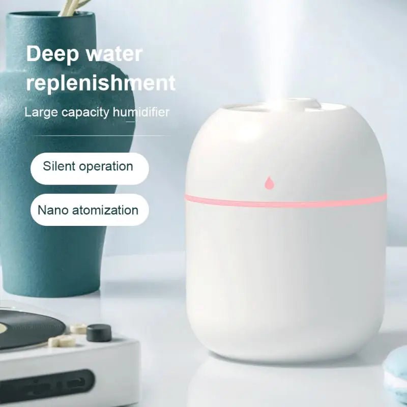 Vente chaude Usb Voiture Mini Aromathérapie Silencieux Humidificateur Led Mini Humidificateur D'air De Bureau Humidificateur - Zone shopping