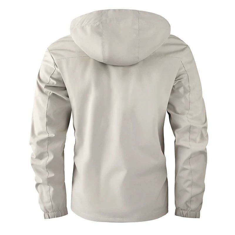 Veste à capuche imperméable homme, manteau d'hiver décontracté - Zone shopping
