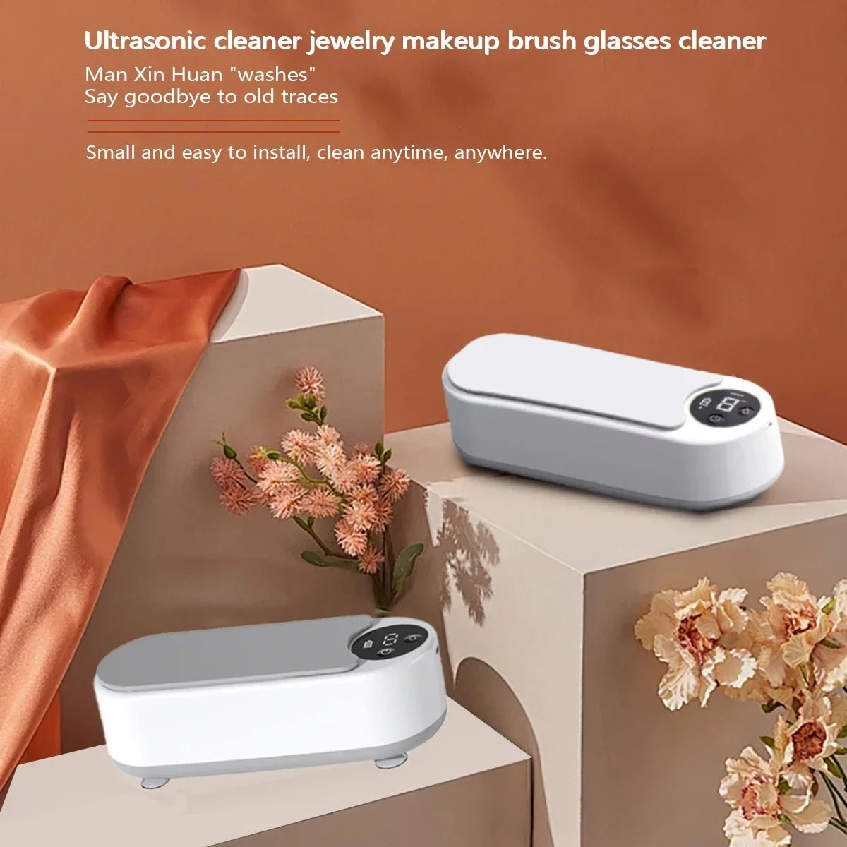 Xiaomi MIJIA Nettoyeur Ultrason Portable pour Bijoux et Lunettes - Zone shopping